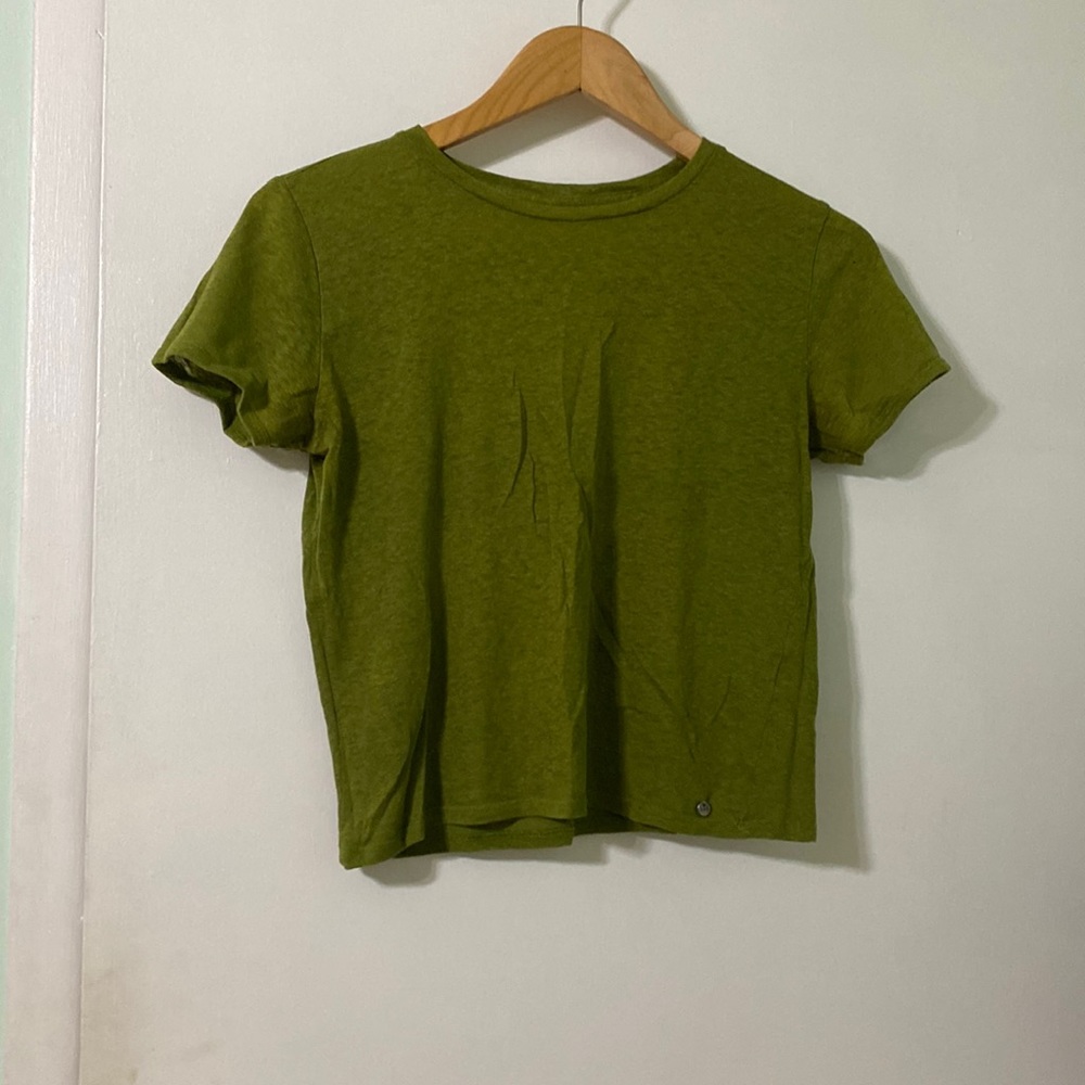 Green Abercrombie shirt